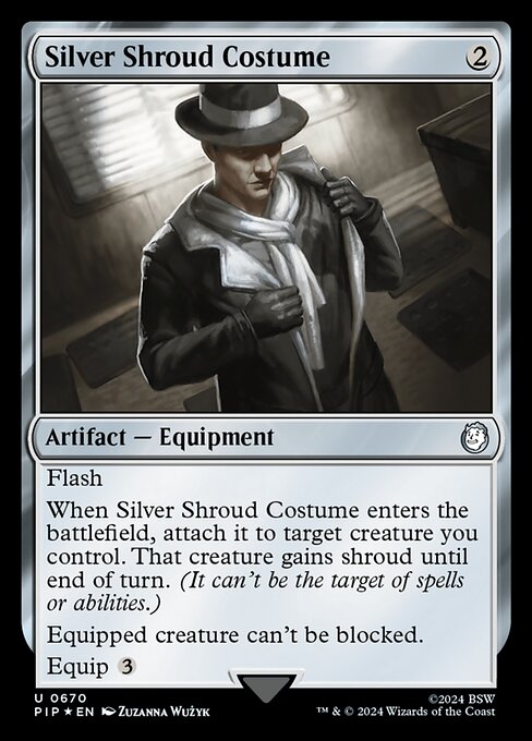 Silver Shroud Costume - Fallout Uncommon Card