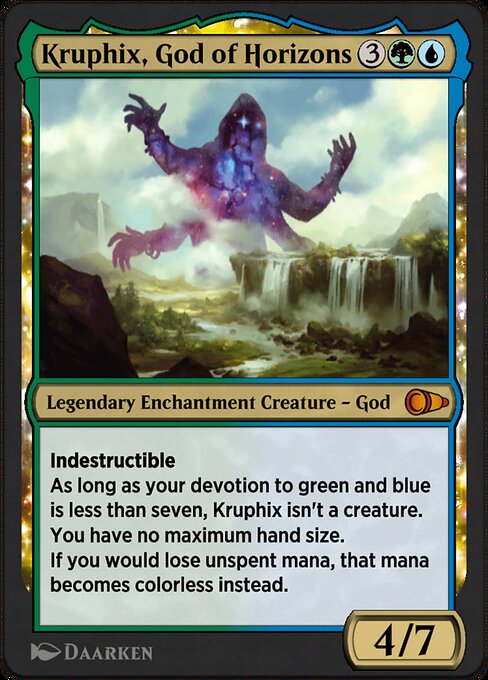 Kruphix, God of Horizons - Pioneer Masters Mythic Card