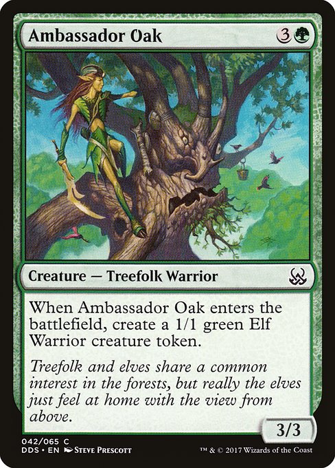 Ambassador Oak - Duel Decks: Mind vs. Might Common Card