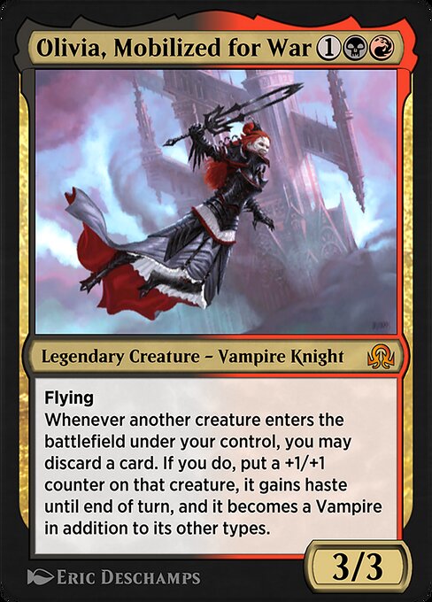 Olivia, Mobilized for War - Shadows over Innistrad Remastered Mythic Card