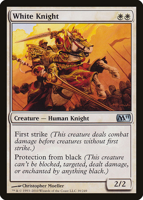 White Knight - Magic 2011 Uncommon Card