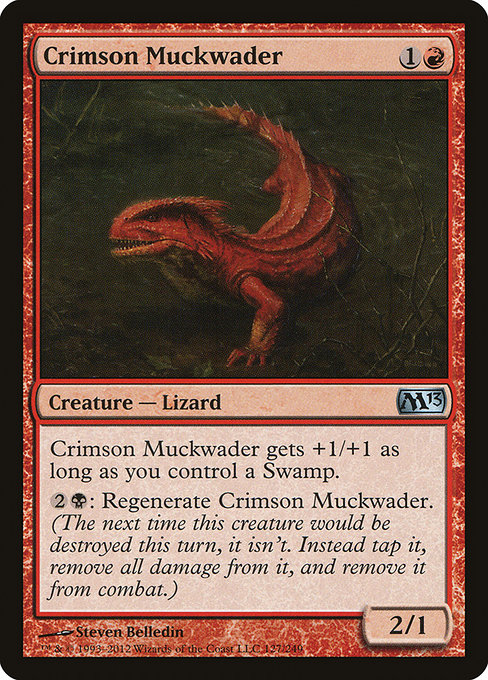 Crimson Muckwader - Magic 2013 Uncommon Card