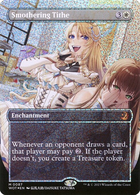 Smothering Tithe - Wilds of Eldraine: Enchanting Tales Mythic Card