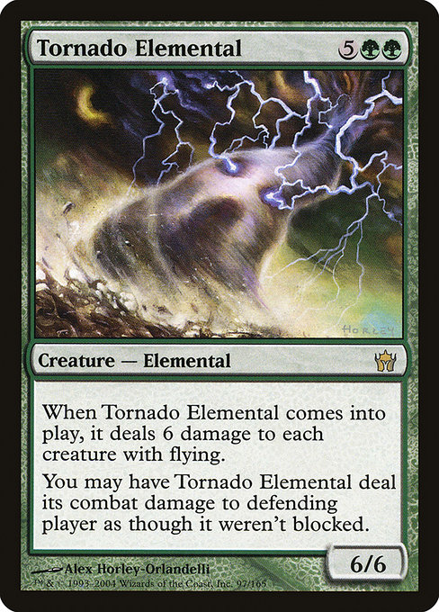 Tornado Elemental - Fifth Dawn Rare Card