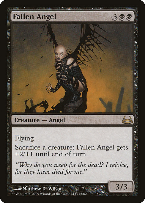 Fallen Angel - Duel Decks: Divine vs. Demonic Rare Card