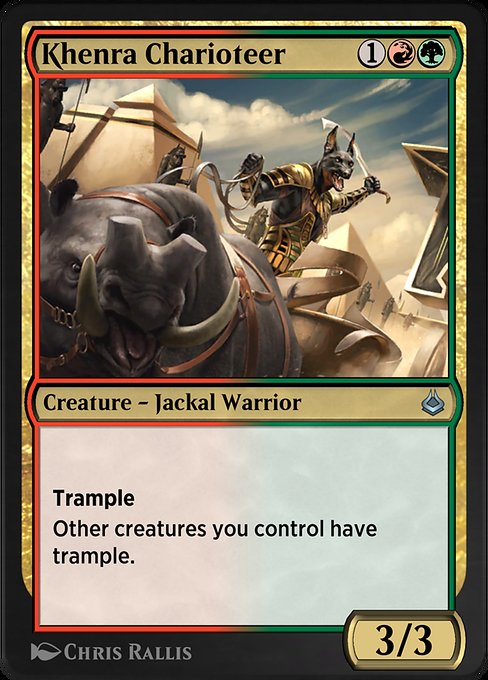 Khenra Charioteer - Amonkhet Remastered Uncommon Card