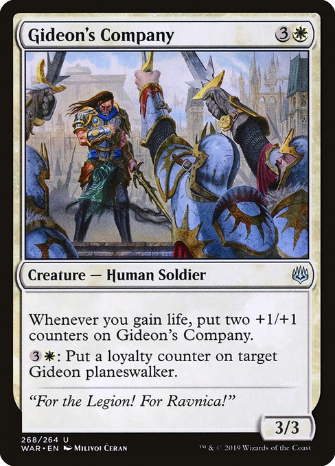 Gideon's Company - War of the Spark Uncommon Card