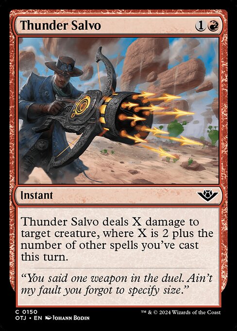 Thunder Salvo - Outlaws of Thunder Junction Common Card