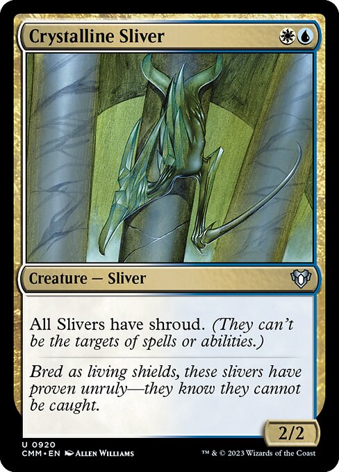 Crystalline Sliver - Commander Masters Uncommon Card