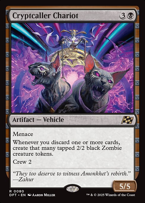 Cryptcaller Chariot - Aetherdrift Rare Card