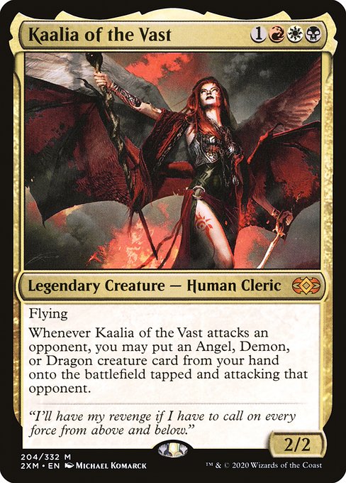 Kaalia of the Vast - Double Masters Mythic Card