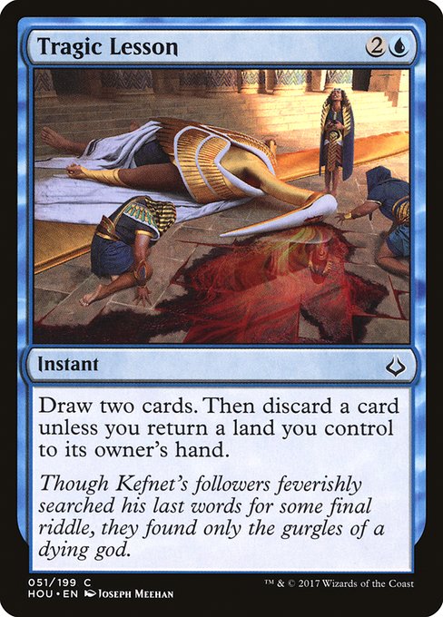 Tragic Lesson - Hour of Devastation Common Card