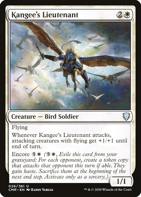 Kangee's Lieutenant - Commander Legends Uncommon Card