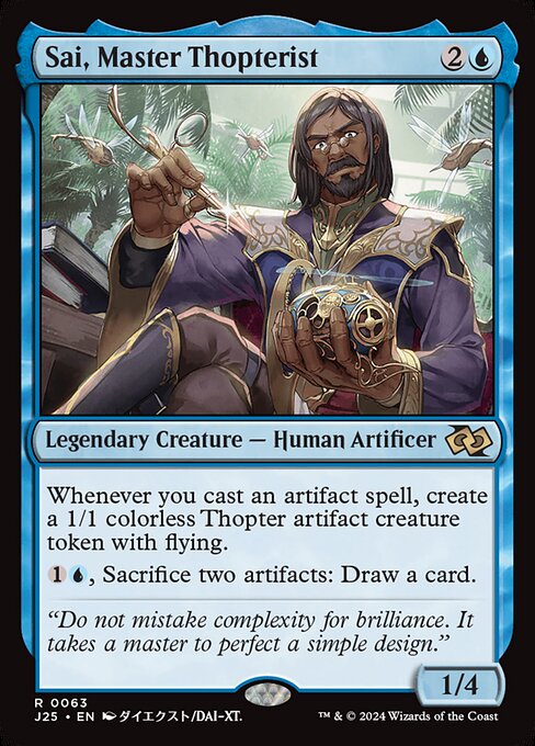 Sai, Master Thopterist - Foundations Jumpstart Rare Card