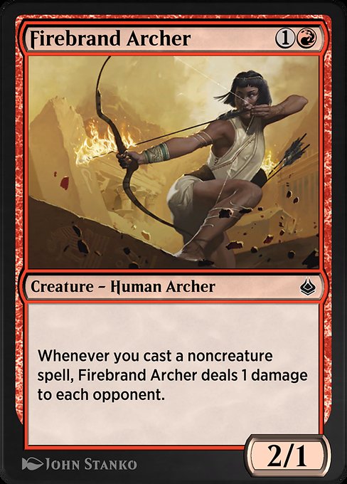 Firebrand Archer - Amonkhet Remastered Common Card