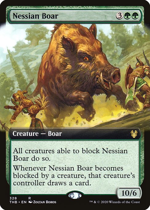 Nessian Boar - Theros Beyond Death Rare Card