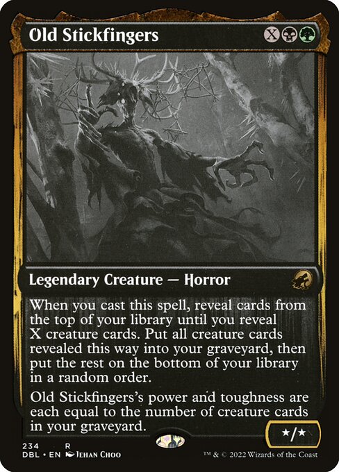 Old Stickfingers - Innistrad: Double Feature Rare Card