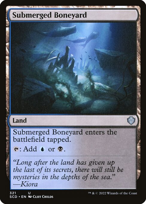 Submerged Boneyard - Starter Commander Decks Uncommon Card
