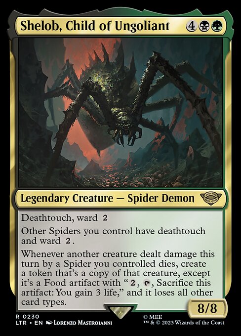 Shelob, Child of Ungoliant - The Lord of the Rings: Tales of Middle-earth Rare Card