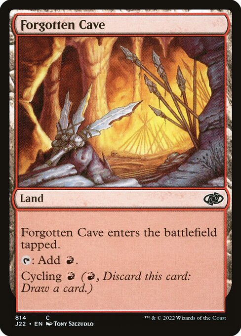 Forgotten Cave - Jumpstart 2022 Common Card