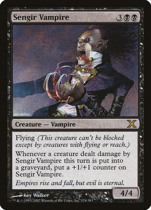 Sengir Vampire - Tenth Edition Rare Card
