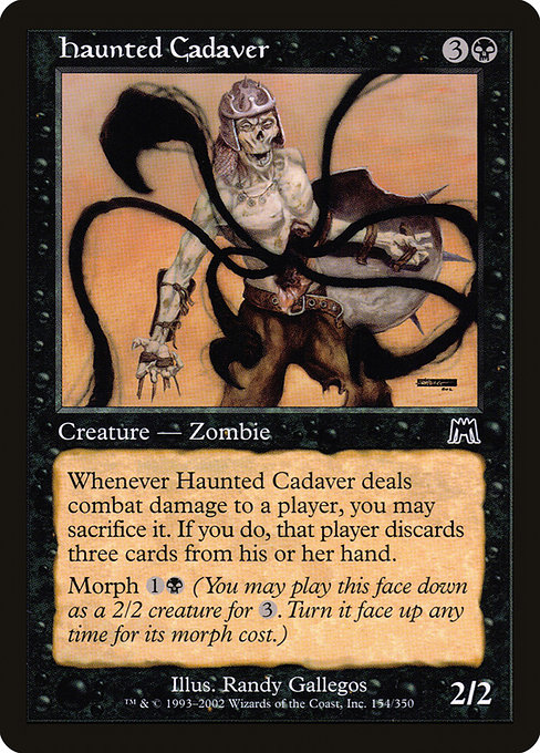 Haunted Cadaver - Onslaught Common Card