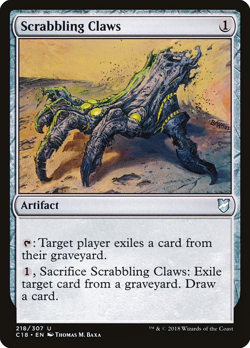Scrabbling Claws - Commander 2018 Uncommon Card