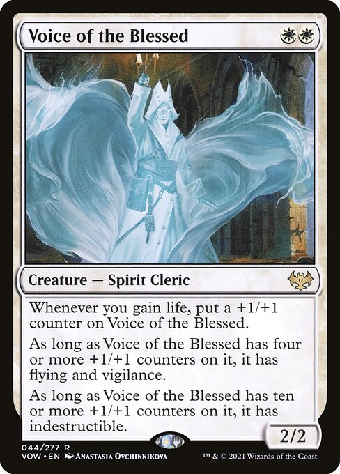 Voice of the Blessed - Innistrad: Crimson Vow Rare Card