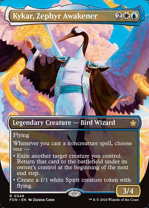 Kykar, Zephyr Awakener - Foundations Rare Card