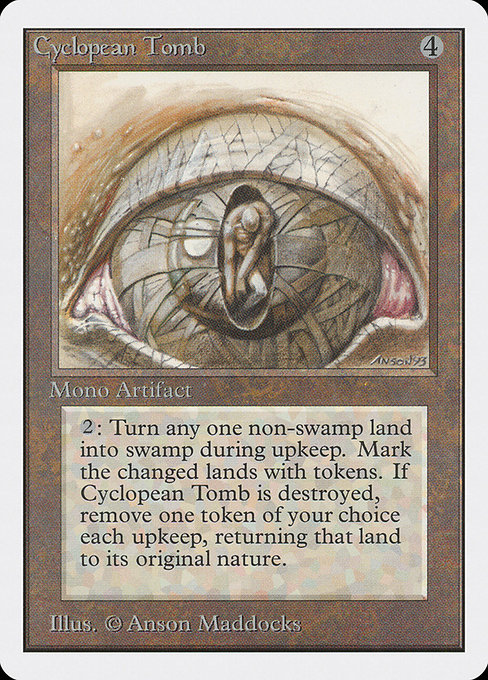 Cyclopean Tomb - Unlimited Edition Rare Card