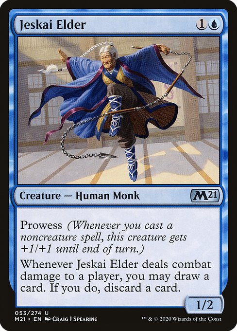 Jeskai Elder - Core Set 2021 Uncommon Card