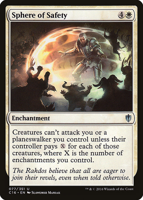 Sphere of Safety - Commander 2016 Uncommon Card