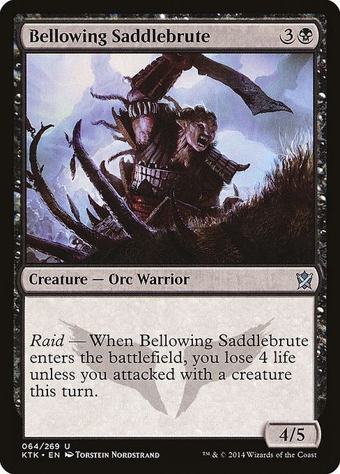 Bellowing Saddlebrute - Khans of Tarkir Uncommon Card