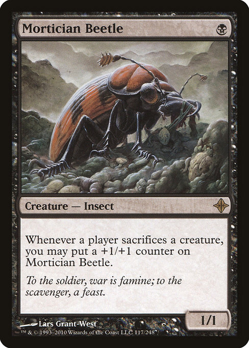 Mortician Beetle - Rise of the Eldrazi Rare Card