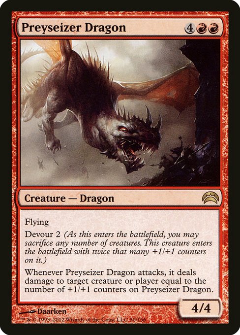 Preyseizer Dragon - Planechase 2012 Rare Card