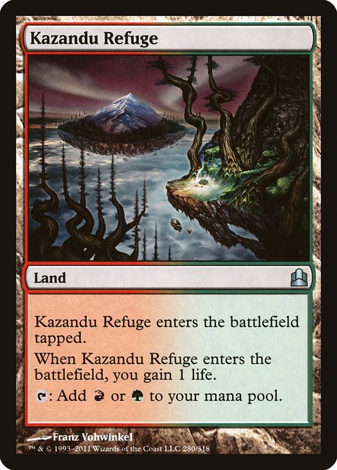 Kazandu Refuge - Commander 2011 Uncommon Card
