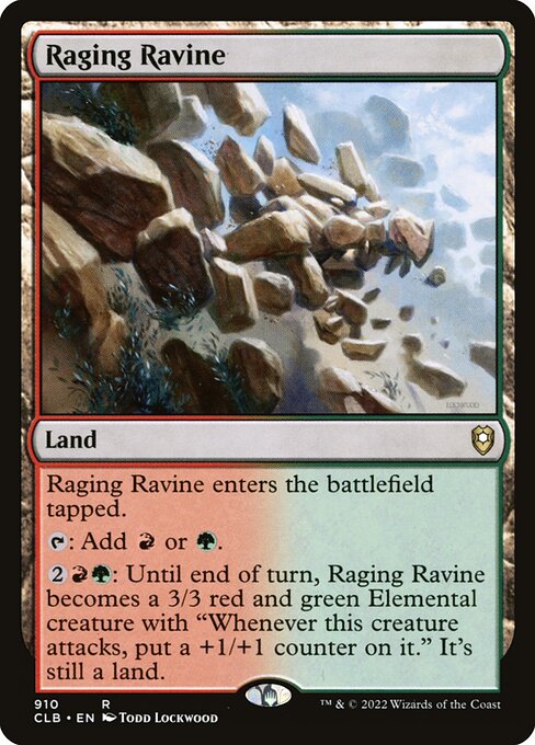 Raging Ravine - Commander Legends: Battle for Baldur's Gate Rare Card