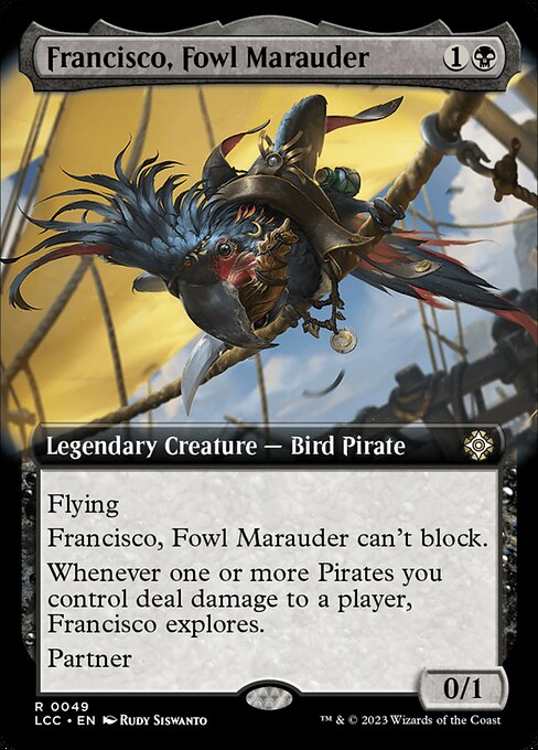 Francisco, Fowl Marauder - The Lost Caverns of Ixalan Commander Rare Card