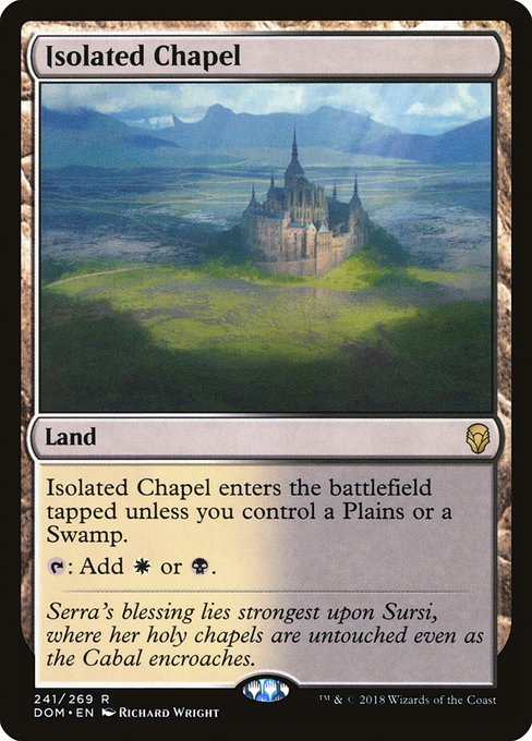 Isolated Chapel - Dominaria Rare Card