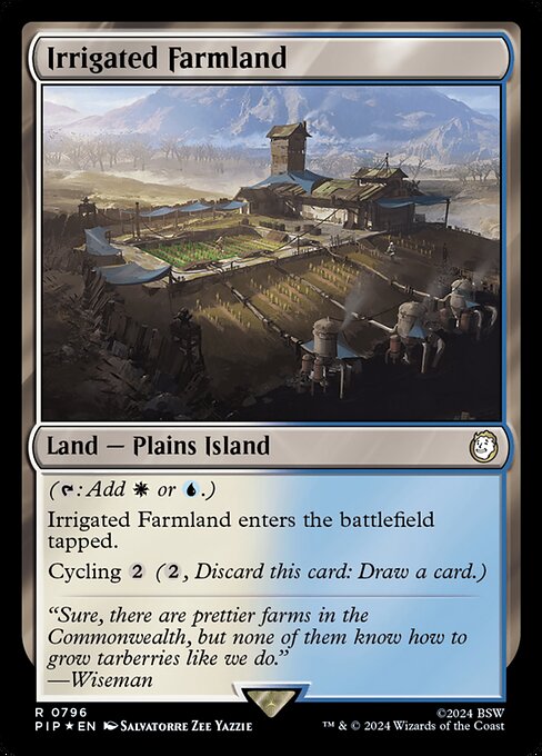Irrigated Farmland - Fallout Rare Card