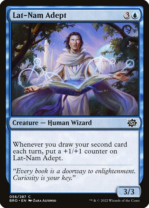 Lat-Nam Adept - The Brothers' War Common Card