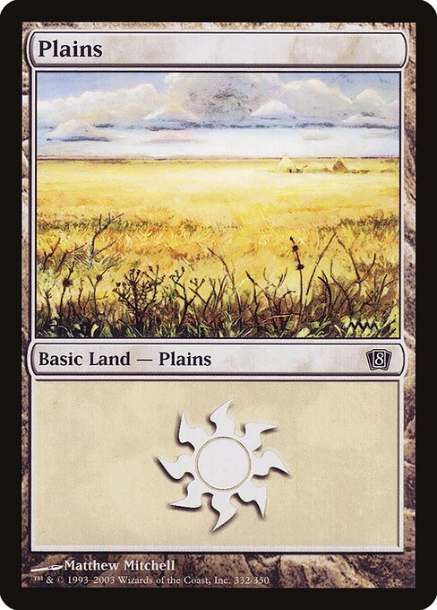 Plains - Eighth Edition Common Card