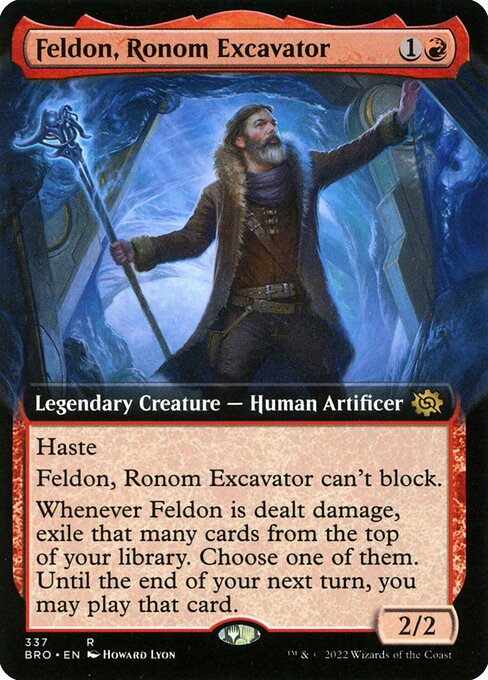 Feldon, Ronom Excavator - The Brothers' War Rare Card