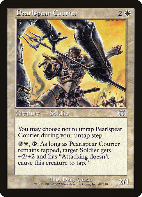 Pearlspear Courier - Onslaught Uncommon Card