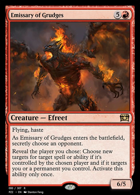 Emissary of Grudges - Treasure Chest Rare Card