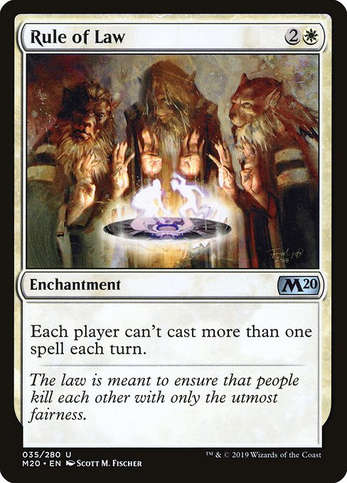 Rule of Law - Core Set 2020 Uncommon Card