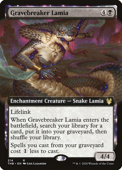 Gravebreaker Lamia - Theros Beyond Death Rare Card