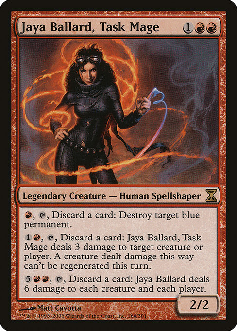Jaya Ballard, Task Mage - Time Spiral Rare Card