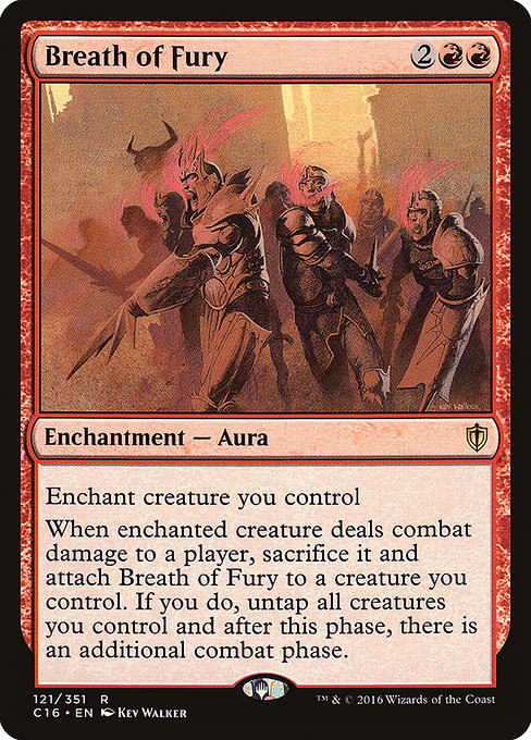 Breath of Fury - Commander 2016 Rare Card