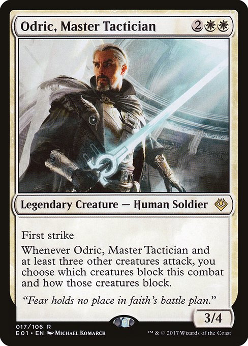 Odric, Master Tactician - Archenemy: Nicol Bolas Rare Card